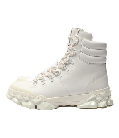 美品 JIMMY CHOO ブーツ Diamond Boots White メンズ SIZE 43 ジミーチュウ