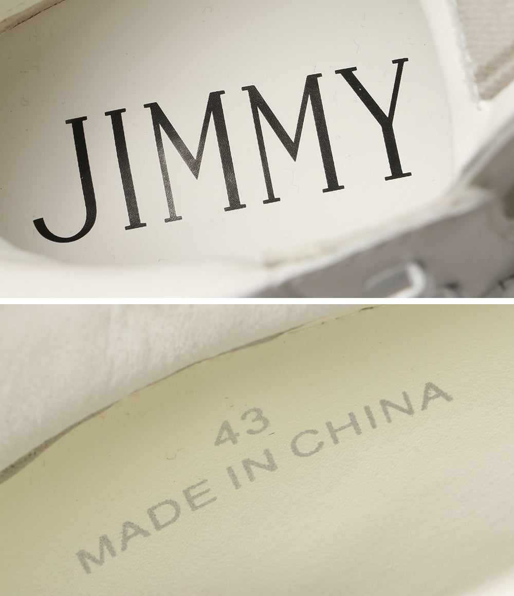 美品 JIMMY CHOO ブーツ Diamond Boots White メンズ SIZE 43 ジミーチュウ