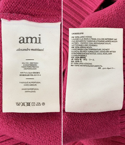 ami paris アミパリス ニット uks002 018 レディース SIZE S
