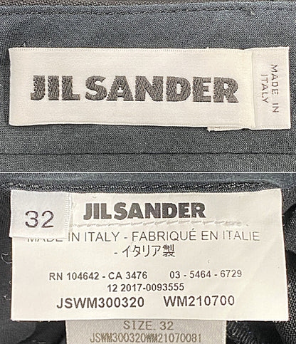 JIL SANDER パンツ ブラック ウールスラックス JSWM300320 レディース SIZE 32 ジルサンダー
