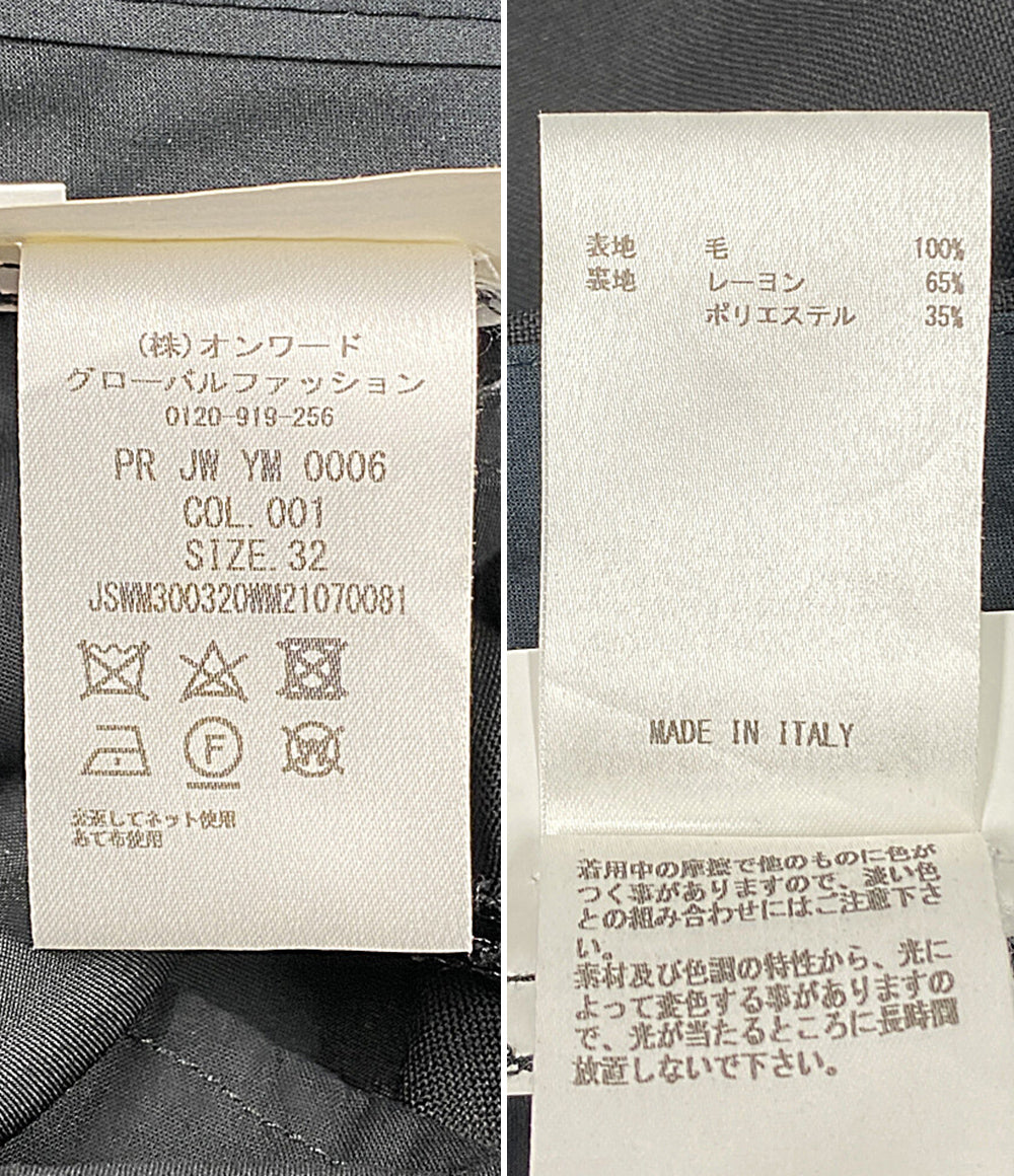 JIL SANDER パンツ ブラック ウールスラックス JSWM300320 レディース SIZE 32 ジルサンダー