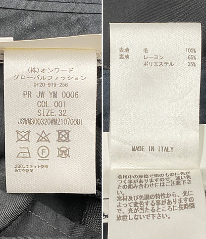 JIL SANDER パンツ ブラック ウールスラックス JSWM300320 レディース SIZE 32 ジルサンダー