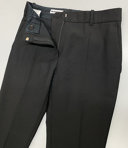 JIL SANDER パンツ ブラック ウールスラックス JSWM300320 レディース SIZE 32 ジルサンダー