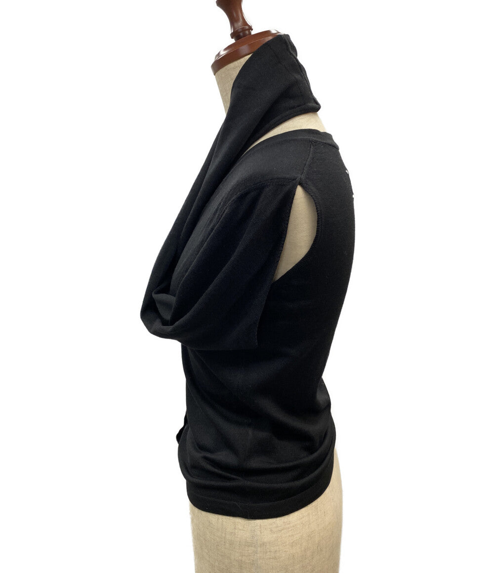 MARTIN MARGIELA ベスト ブラック 変形 31 YT015 レディース SIZE S マルタンマルジェラ