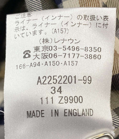 Aquascutum トレンチコート 2226451101-82 A2252201-99 メンズ SIZE 34 アクアスキュータム