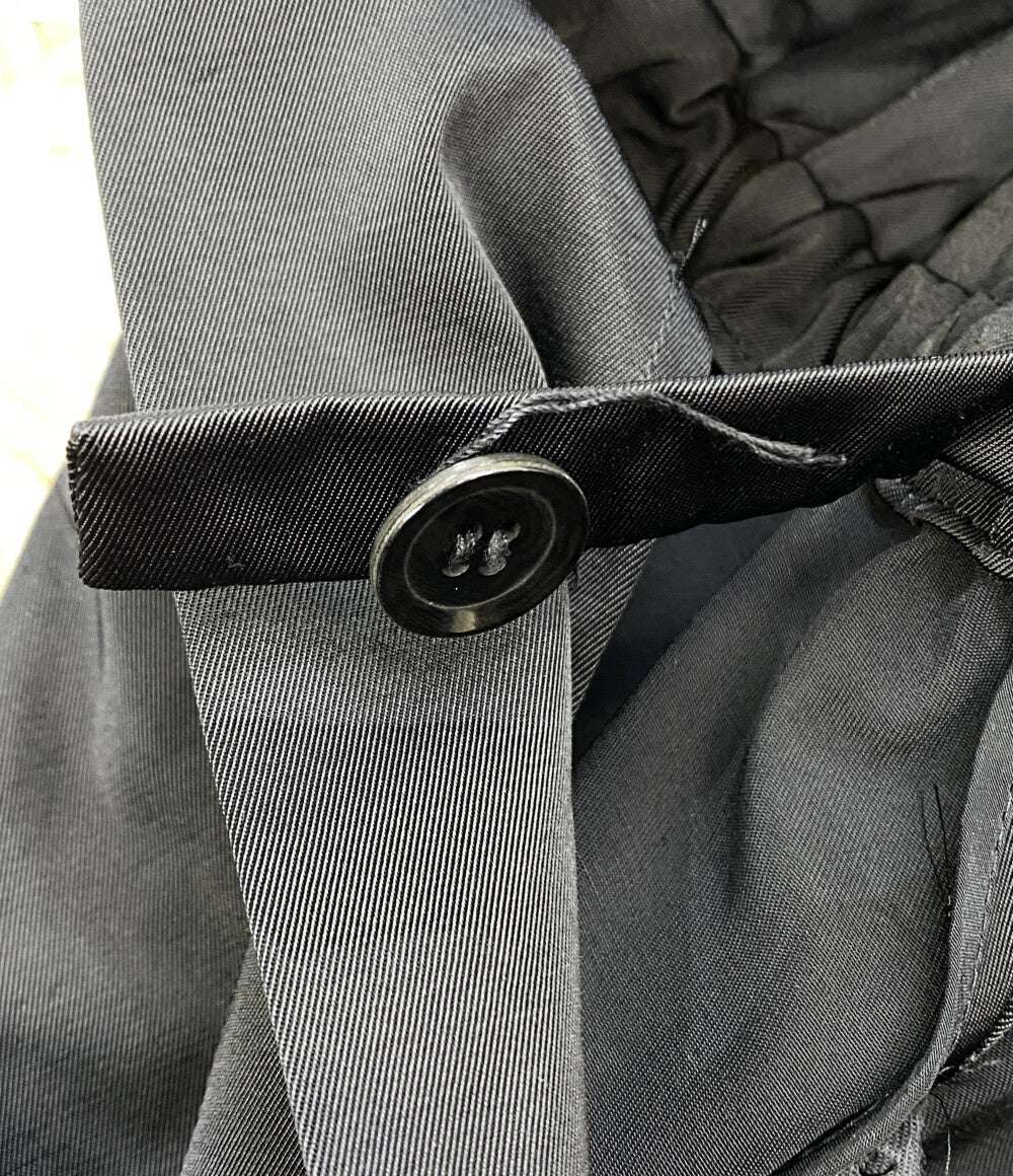 YOHJI YAMAMOTO +NOIR ナイロンロングコート ブラック NJ C16 606