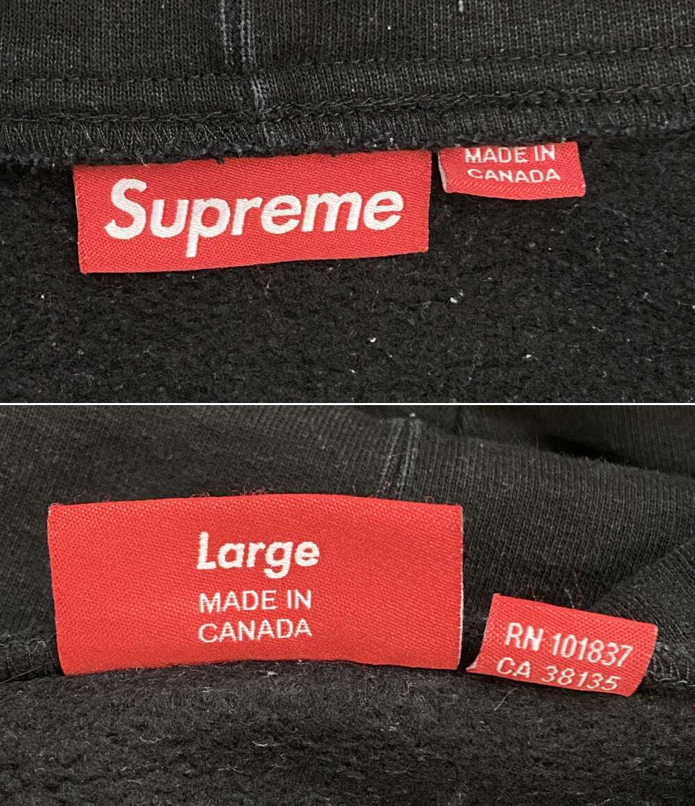 Supreme ジップアップ パーカー Sロゴ メンズ SIZE L シュプリーム