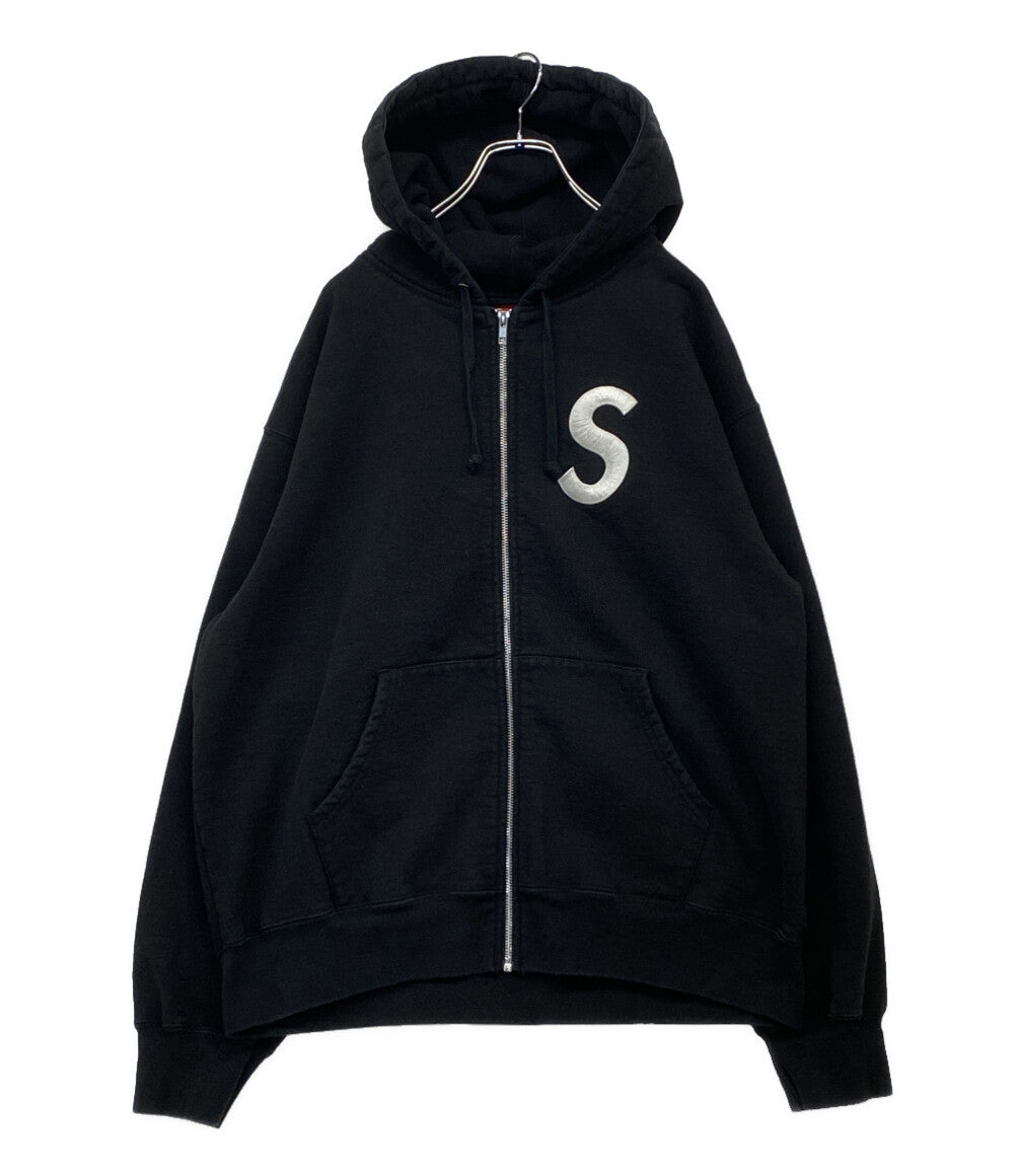 Supreme ジップアップ パーカー Sロゴ メンズ SIZE L シュプリーム
