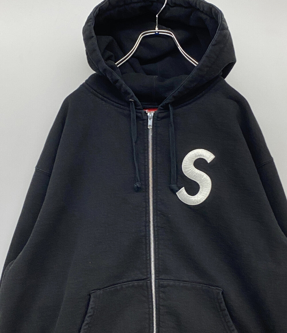 Supreme ジップアップ パーカー Sロゴ メンズ SIZE L シュプリーム