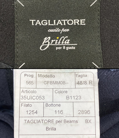 TAGLIATORE コート CFBMM0B ウール100 ネイビー メンズ SIZE 48 タリアトーレ