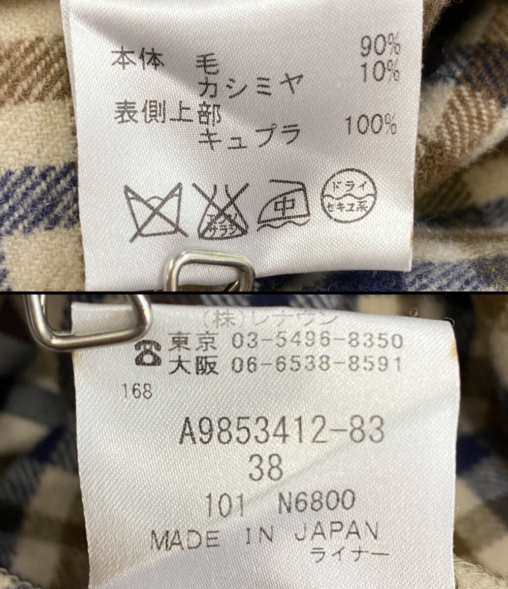 Aquascutum トレンチコート ステンカラー ライナー付 A9853412-83 メンズ SIZE 38 アクアスキュータム