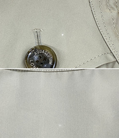 Aquascutum トレンチコート ステンカラー ライナー付 A9853412-83 メンズ SIZE 38 アクアスキュータム
