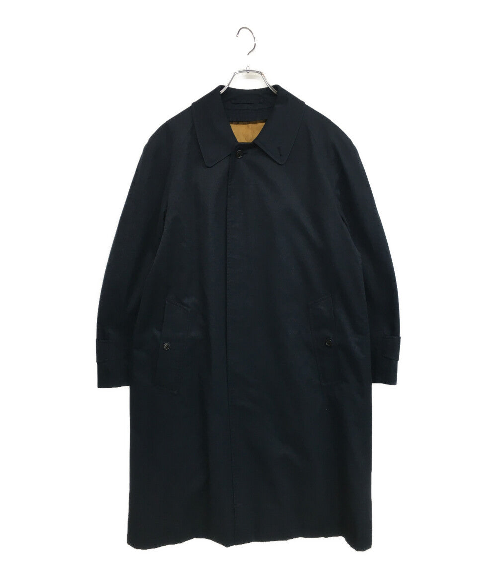 Burberrys ステンカラーコート 裏地チェック ネイビー メンズ SIZE - バーバリーズ