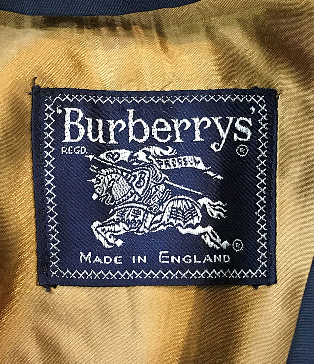 Burberrys ステンカラーコート 裏地チェック ネイビー メンズ SIZE - バーバリーズ