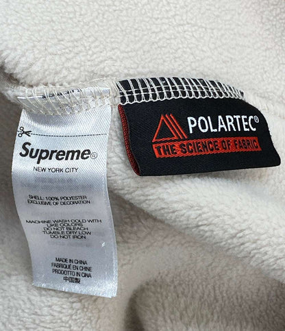 Supreme ジャケット POLARTEC ハーフジップ アイボリー メンズ SIZE S シュプリーム