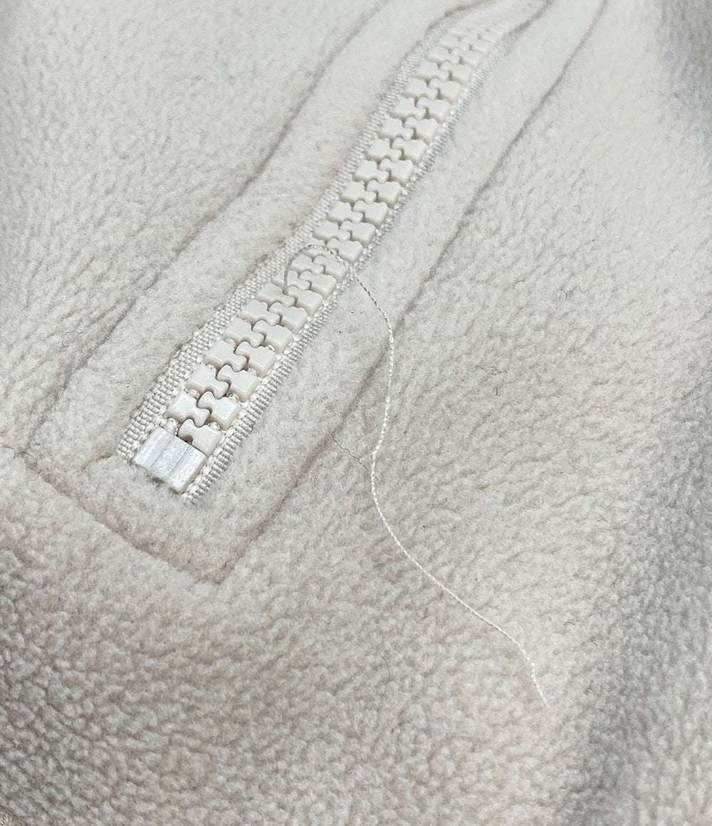 Supreme ジャケット POLARTEC ハーフジップ アイボリー メンズ SIZE S シュプリーム