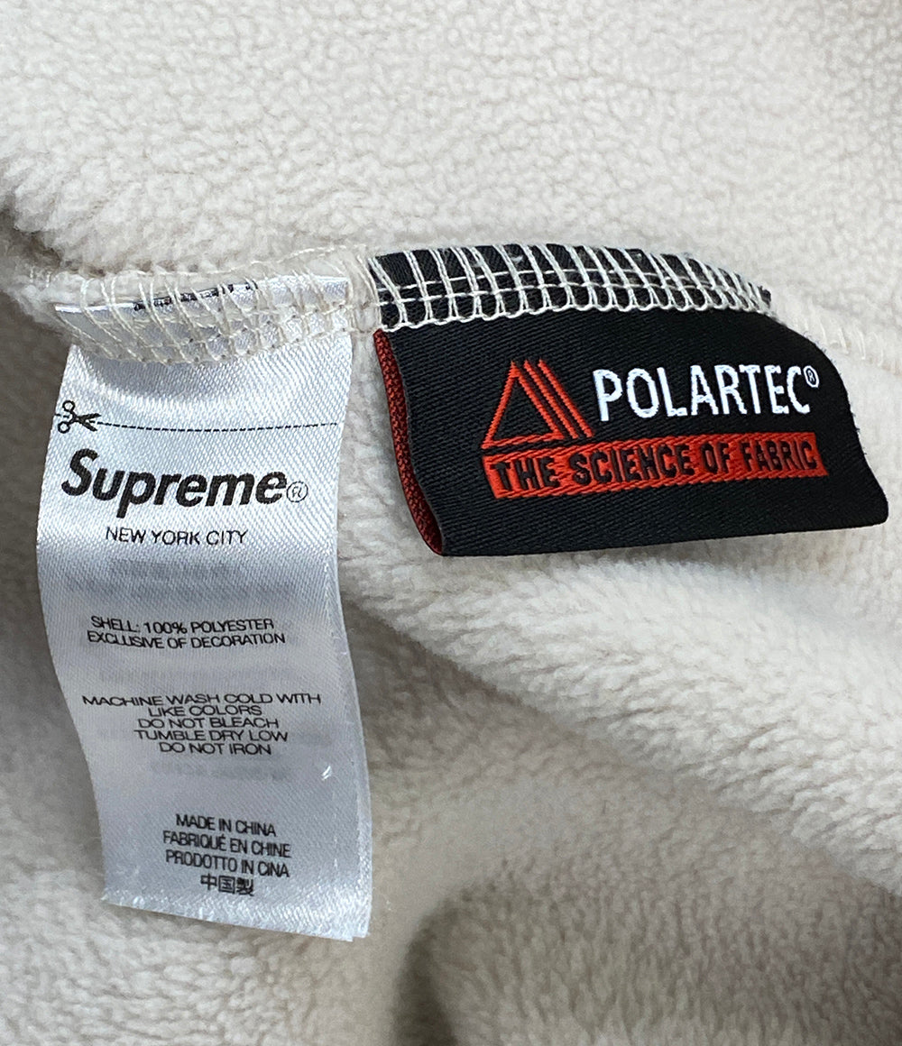 Supreme ジャケット POLARTEC ハーフジップ アイボリー メンズ SIZE S シュプリーム