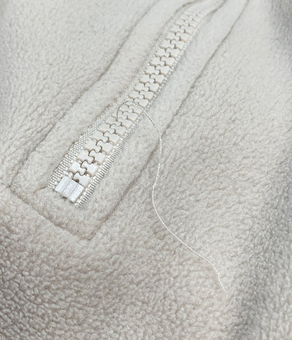 Supreme ジャケット POLARTEC ハーフジップ アイボリー メンズ SIZE S シュプリーム