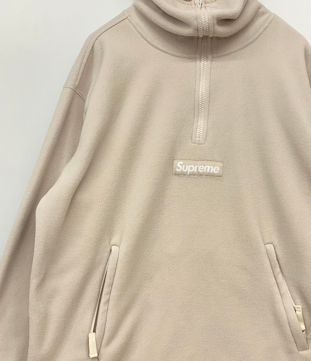 Supreme ジャケット POLARTEC ハーフジップ アイボリー メンズ SIZE S シュプリーム