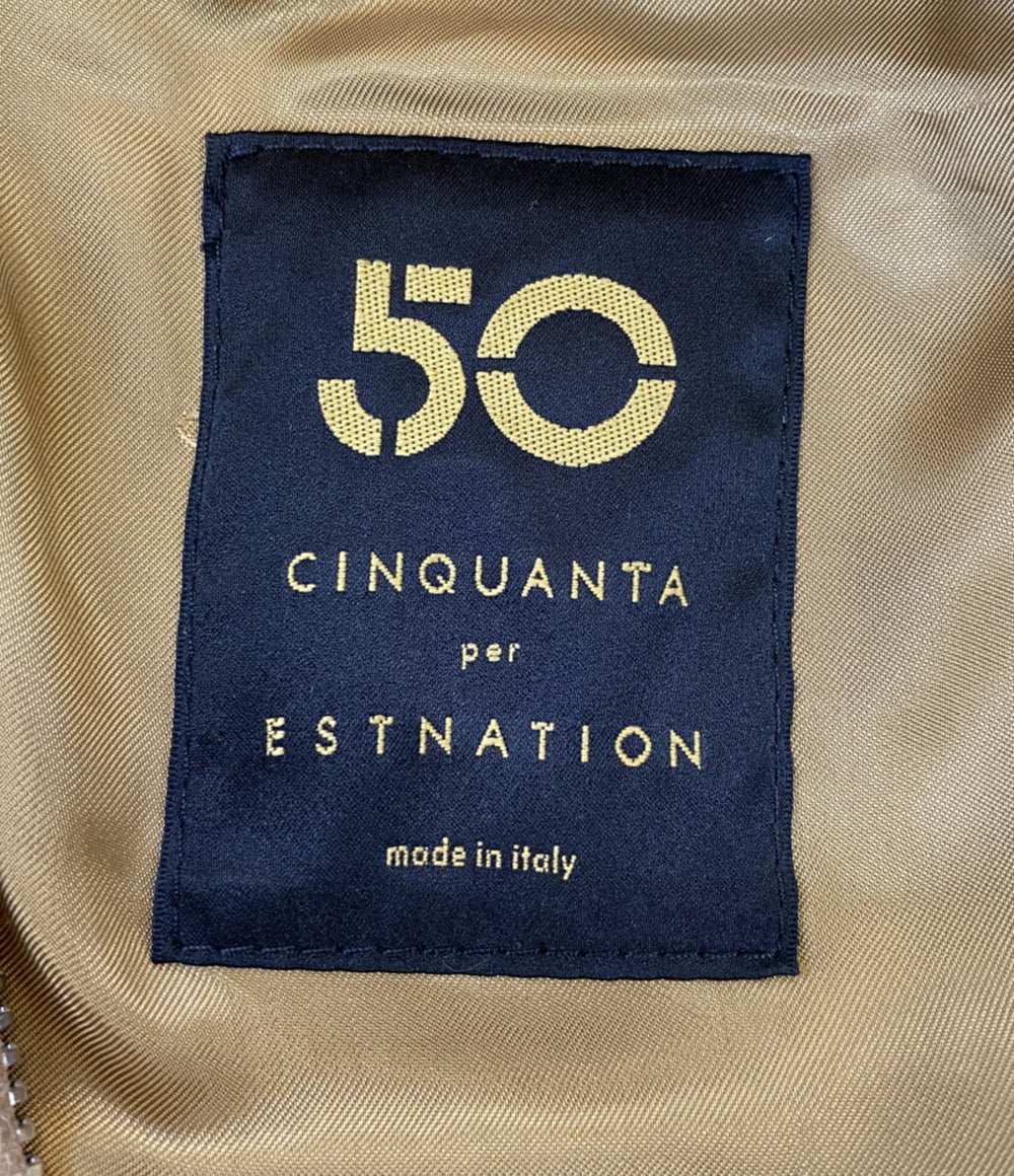 Cinquanta チンクアンタ ライダースジャケット ゴートレザー メンズ SIZE 48