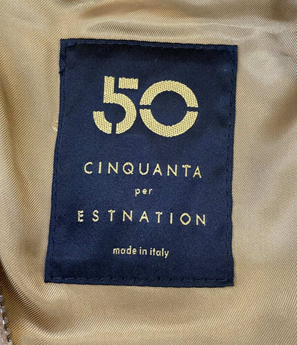 Cinquanta チンクアンタ ライダースジャケット ゴートレザー メンズ SIZE 48