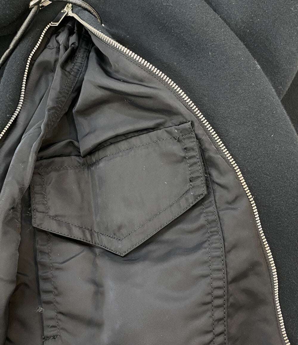 sacai 長袖ワンピース ブラック 19-04779 レディース SIZE 1 サカイ