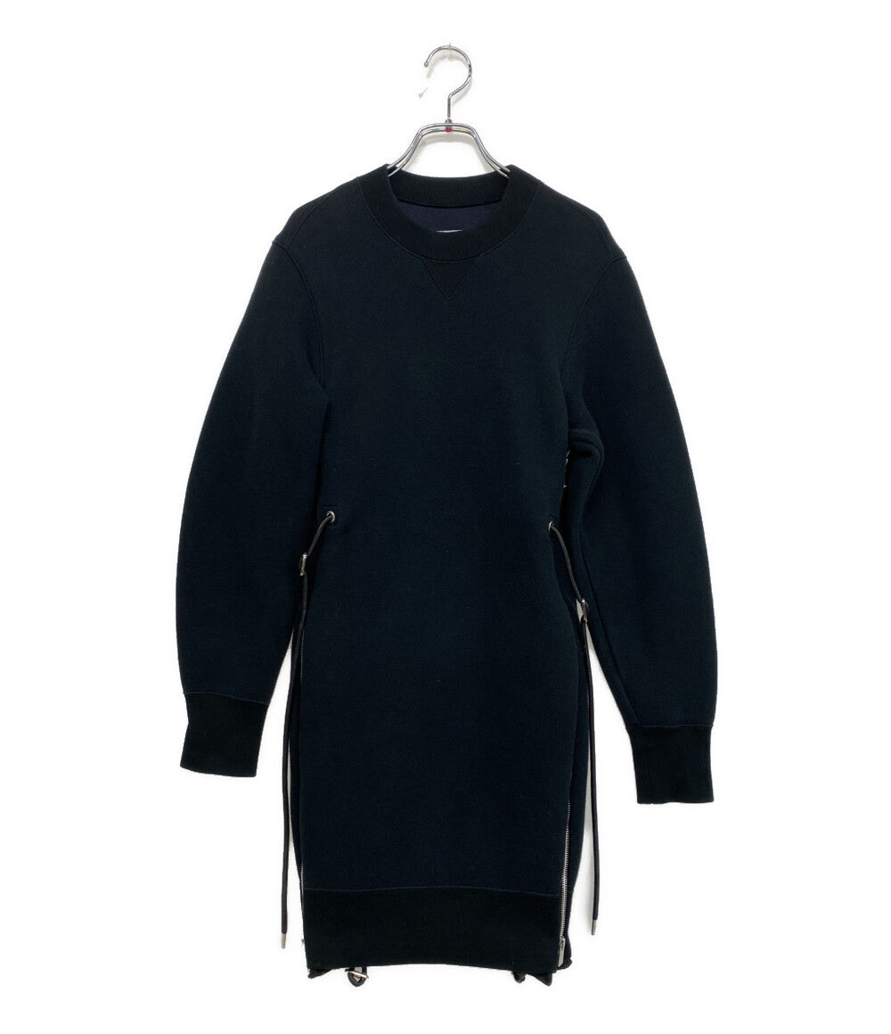 sacai 長袖ワンピース ブラック 19-04779 レディース SIZE 1 サカイ