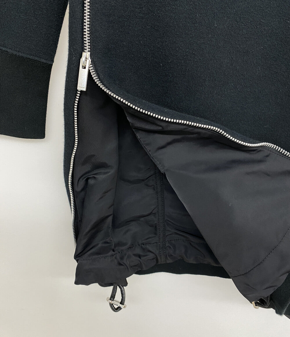 sacai 長袖ワンピース ブラック 19-04779 レディース SIZE 1 サカイ