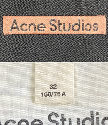 美品 Acne Studios ジャケット Double Breasted Belted Jacket BLACK レディース SIZE 32 アクネストゥディオズ