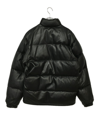 SCHOTT ダウンジャケット レザー USA製 ブラック メンズ SIZE 34 ショット