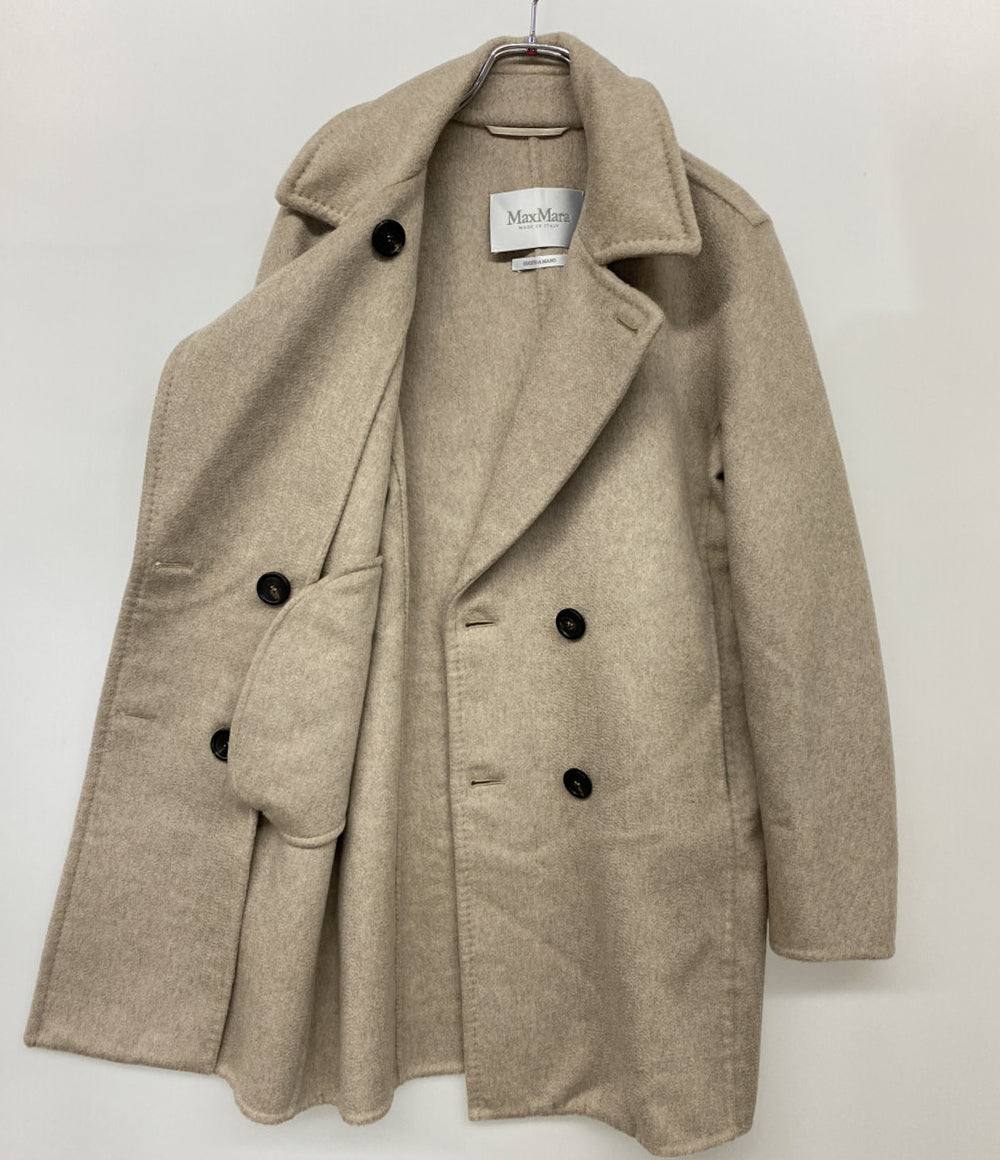 MAX MARA カシミヤコート ダブル CUCITO A MANO レディース SIZE 42 マックスマーラ