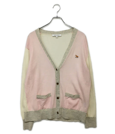 MAISON KITSUNE カーディガン ニット MW00505KT1036 レディース SIZE L メゾンキツネ