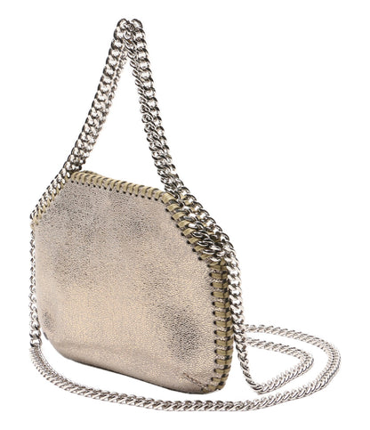 STELLA McCARTNEY ショルダー付ミニハンドバッグ メタリックシルバー PO1002768 レディース ステラマッカートニー