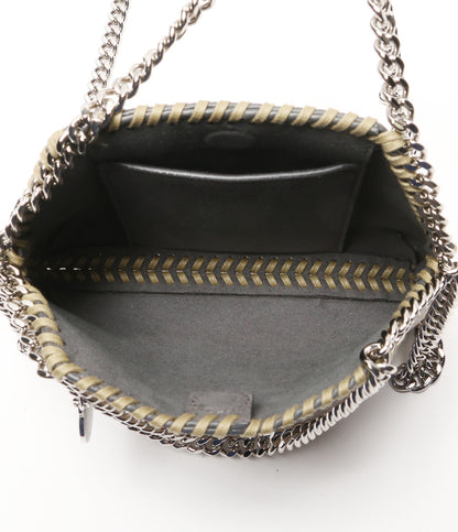 STELLA McCARTNEY ショルダー付ミニハンドバッグ メタリックシルバー PO1002768 レディース ステラマッカートニー
