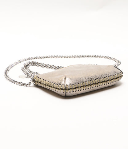 STELLA McCARTNEY ショルダー付ミニハンドバッグ メタリックシルバー PO1002768 レディース ステラマッカートニー
