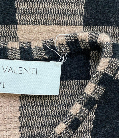 ANAYI ノースリーブワンピース ANTONINO VALENTI ピンク×ブラック チェック レディース SIZE 38 アナイ