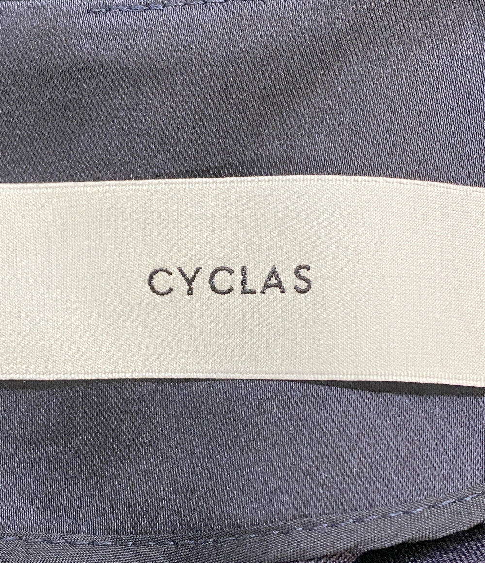 CYCLAS シクラス 長袖ワンピース 22ss ネイビー 22SS70PA レディース SIZE -