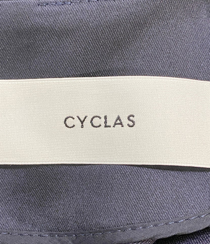 CYCLAS シクラス 長袖ワンピース 22ss ネイビー 22SS70PA レディース SIZE -