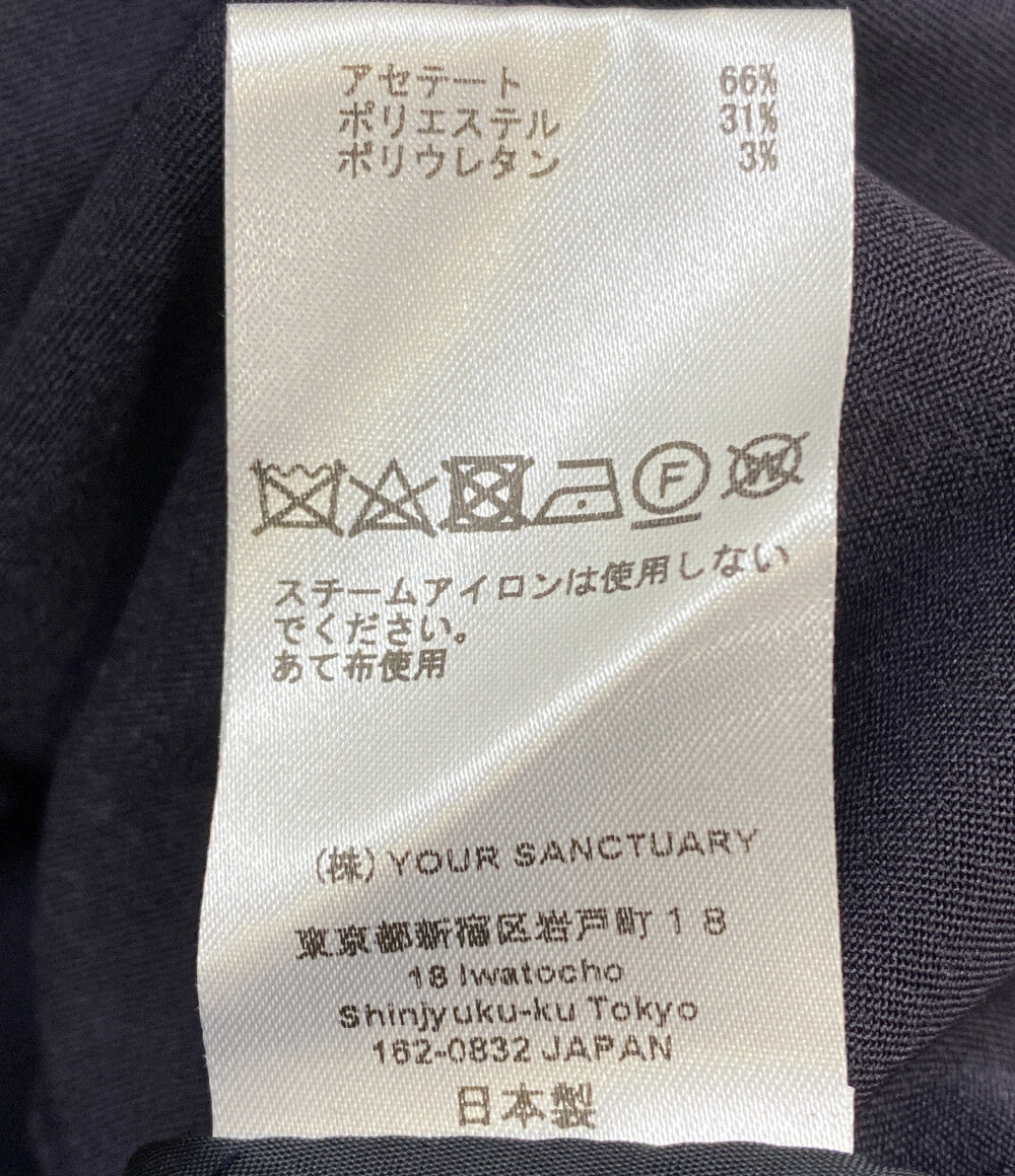 CYCLAS シクラス 長袖ワンピース 22ss ネイビー 22SS70PA レディース SIZE -