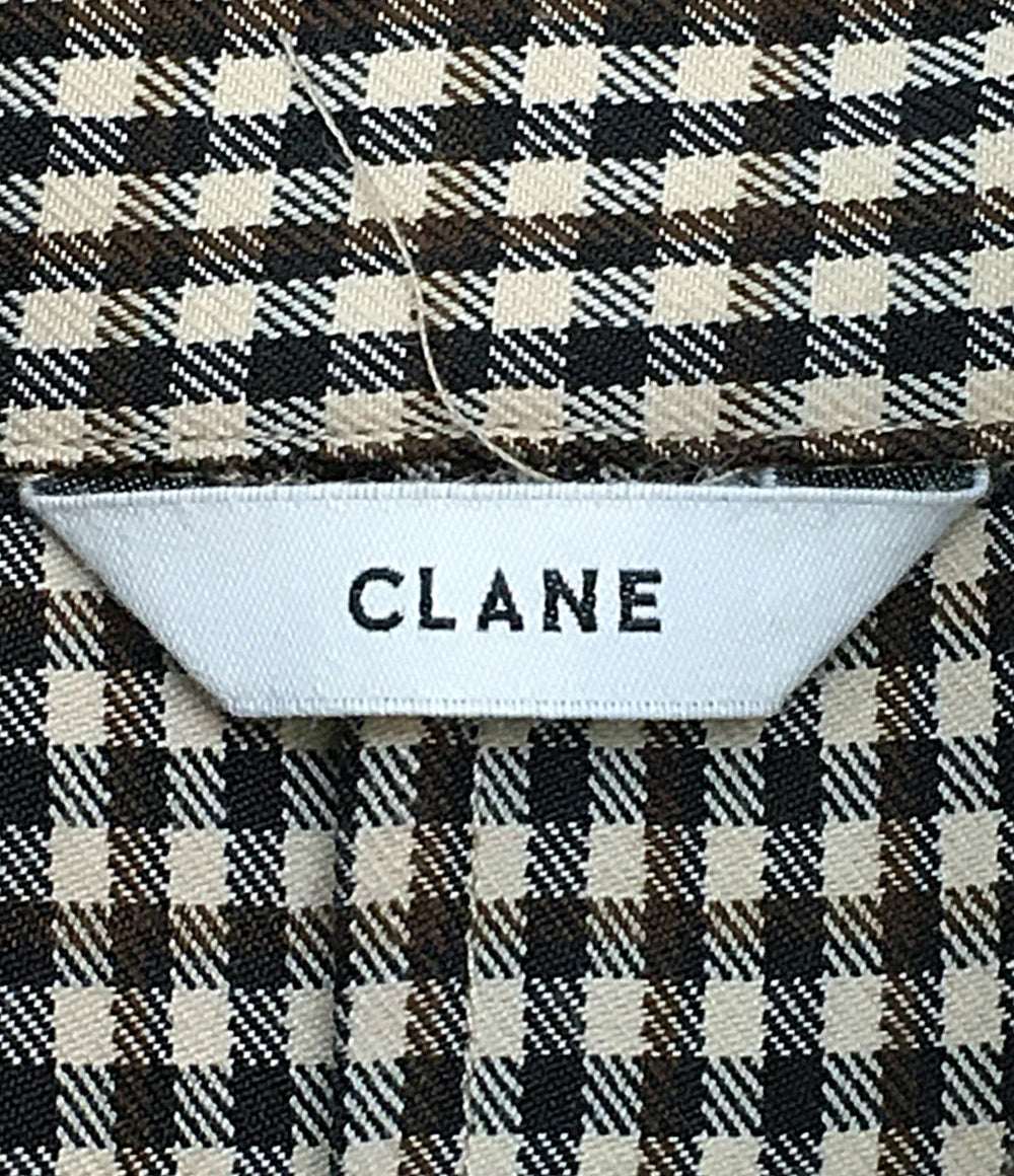 CLANE 長袖シャツワンピース チェック 17112-5352 レディース SIZE - クラネ