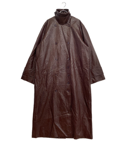 AMERI アメリ レザージャケット ボルドー レディース SIZE M