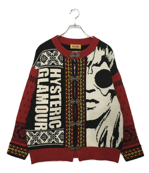HYSTERIC GLAMOUR カーディガン ニット 01243ND09 メンズ SIZE F