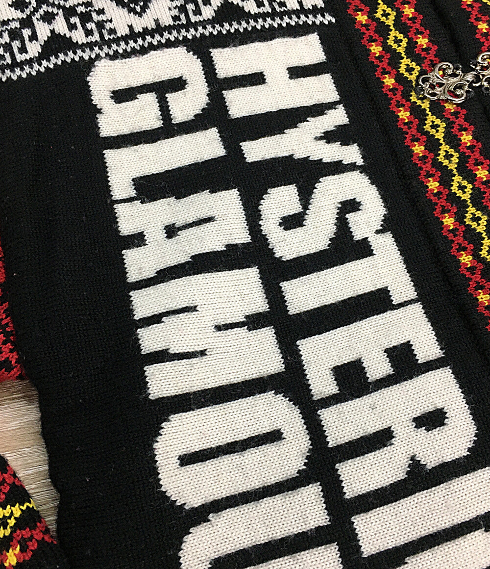 HYSTERIC GLAMOUR カーディガン ニット 01243ND09 メンズ SIZE F ヒステリックグラマー