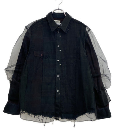 CHIKA KISADA MIYAGI HIDETAKA チカキサダ ミヤギヒデタカ 長袖シャツ CB-25118 レディース SIZE １