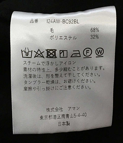 INSCRIRE アンスクリア パーカー Freece Hoodie 24AW I24AW-BC92BL レディース SIZE L