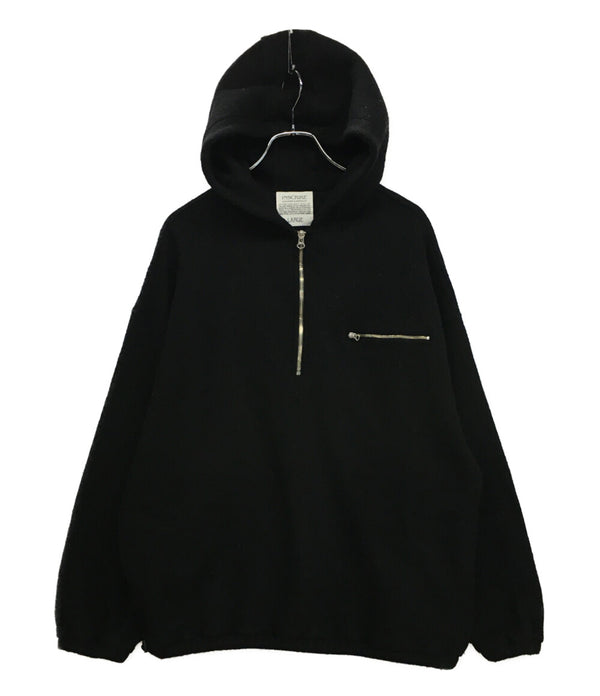 アンスクリア フリースパーカー Freece Hoodie 24AW INSCRIRE アンスクリア パーカー Freece Hoodie 24AW I24AW-BC92BL