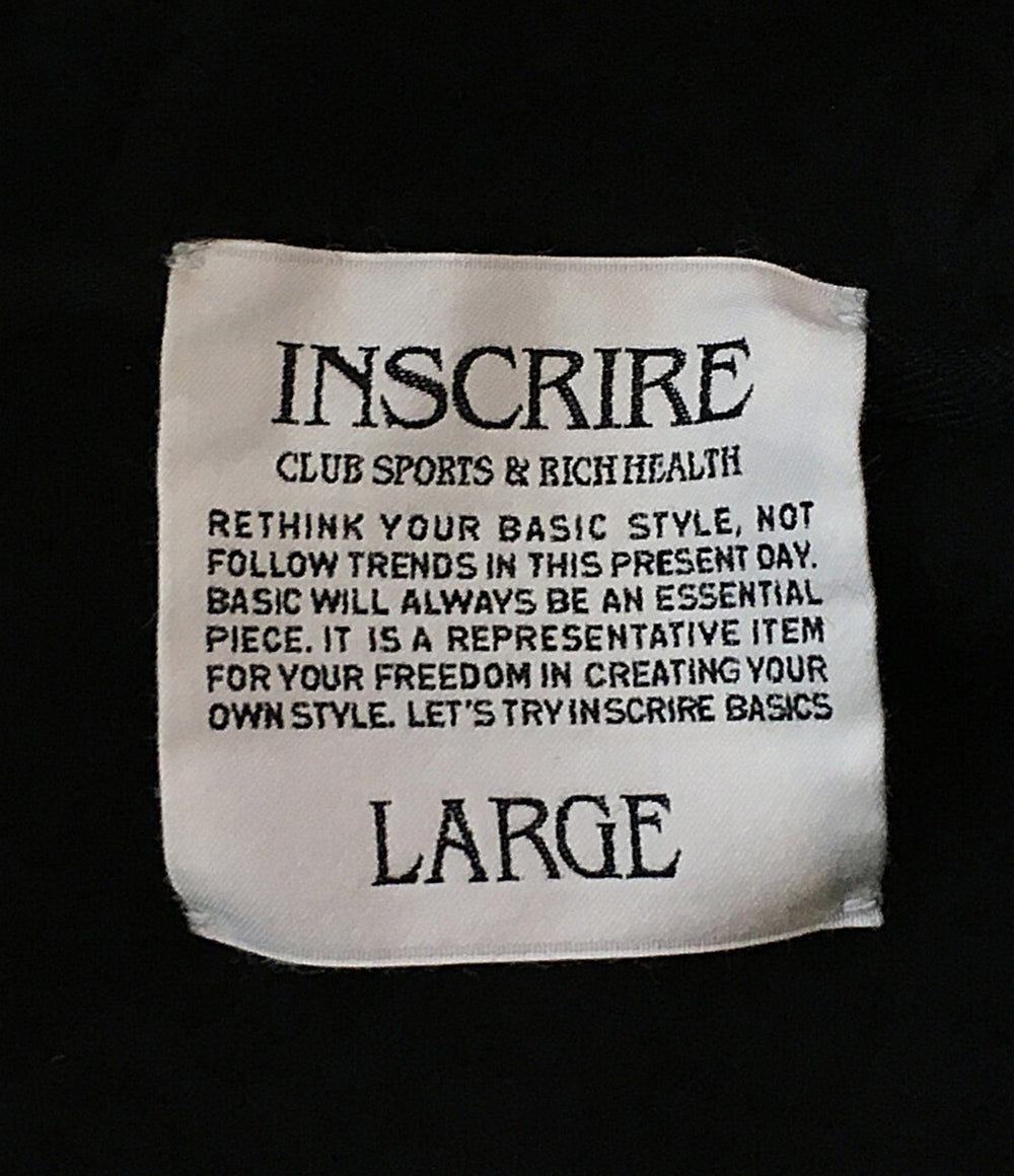 INSCRIRE アンスクリア パーカー Freece Hoodie 24AW I24AW-BC92BL レディース SIZE L