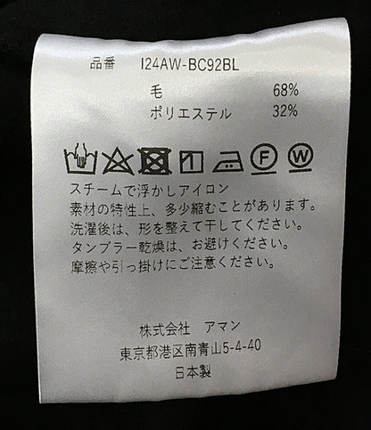 INSCRIRE アンスクリア パーカー Freece Hoodie 24AW I24AW-BC92BL レディース SIZE L