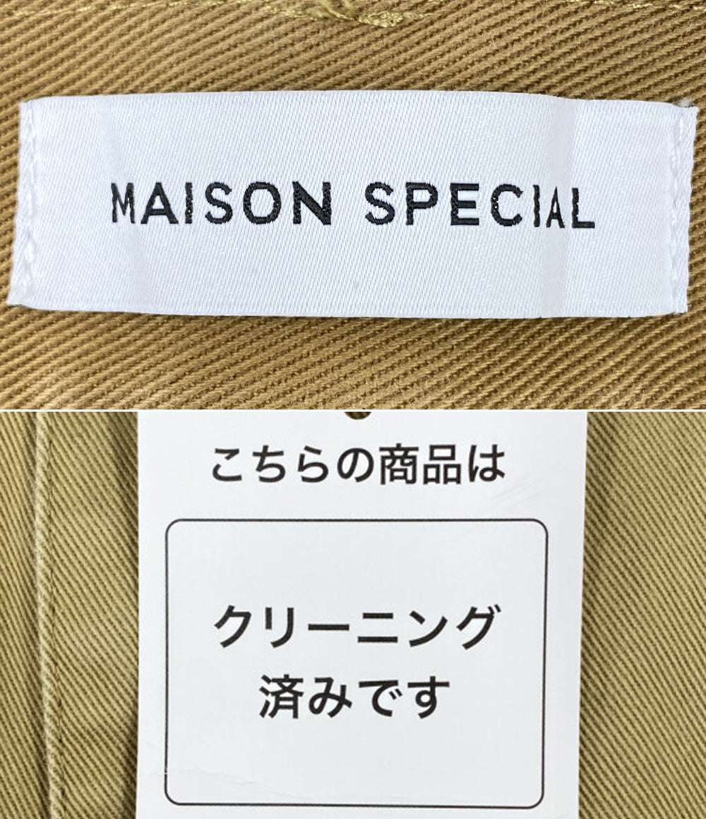 MAISON SPECIAL メゾンスペシャル パンツ ベルッテットカード パッチワーク レディース SIZE 36
