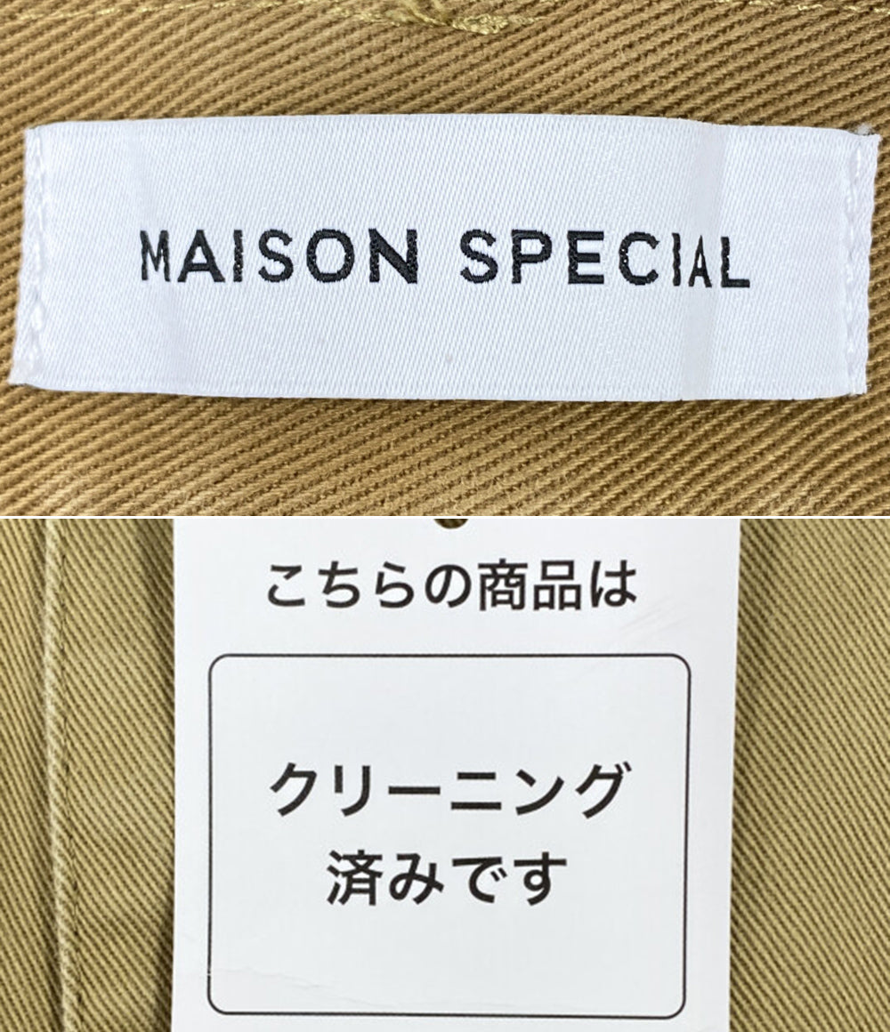 MAISON SPECIAL メゾンスペシャル パンツ ベルッテットカード パッチワーク レディース SIZE 36